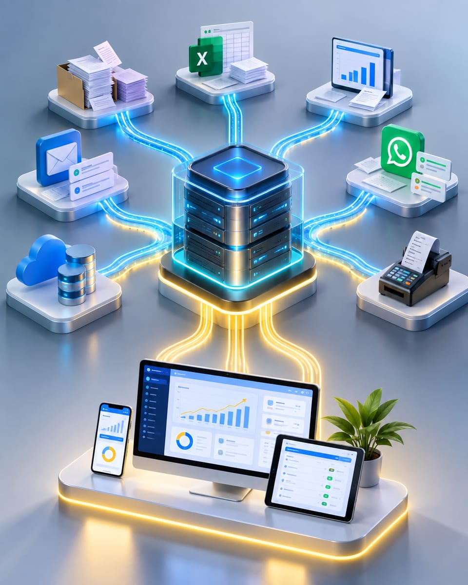 70% Waktu Kerja UMKM Lenyap: Digital Friction & Solusi Sistem Web Custom