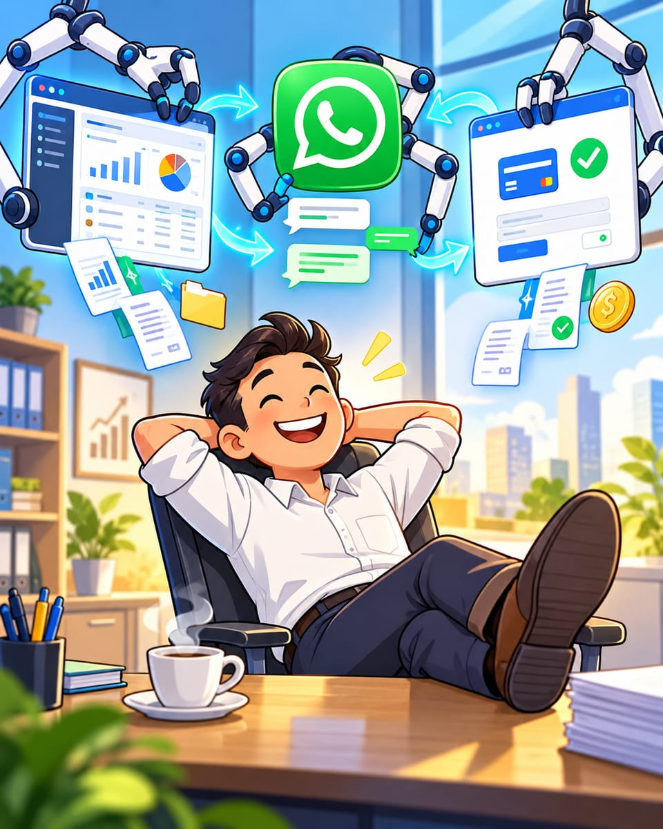 Hentikan Kerja Manual: Integrasi WhatsApp API & Payment Gateway untuk Sistem Bisnis Custom