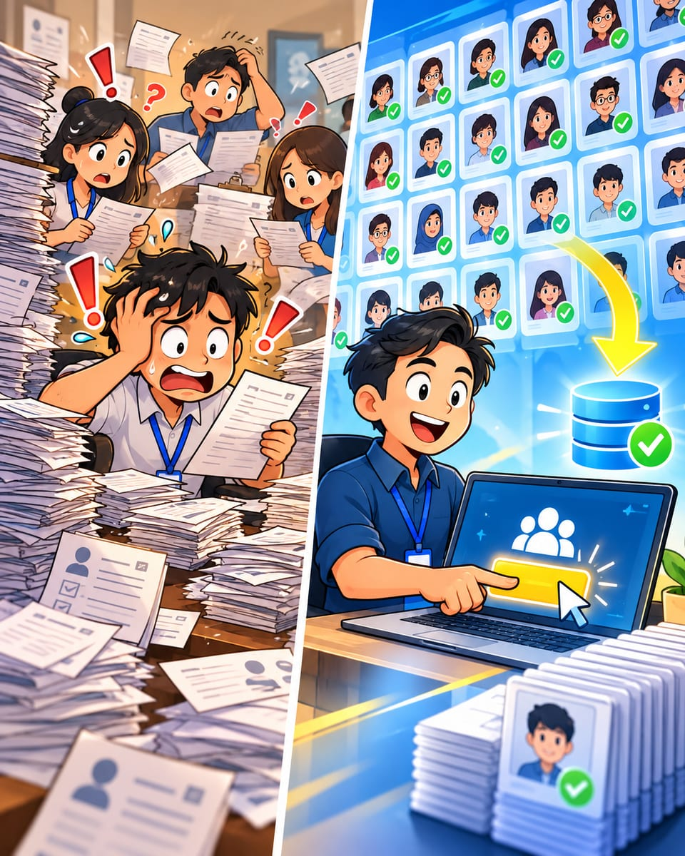 Stop Daftar Manual: Data Berantakan, Panitia Kena Mental
